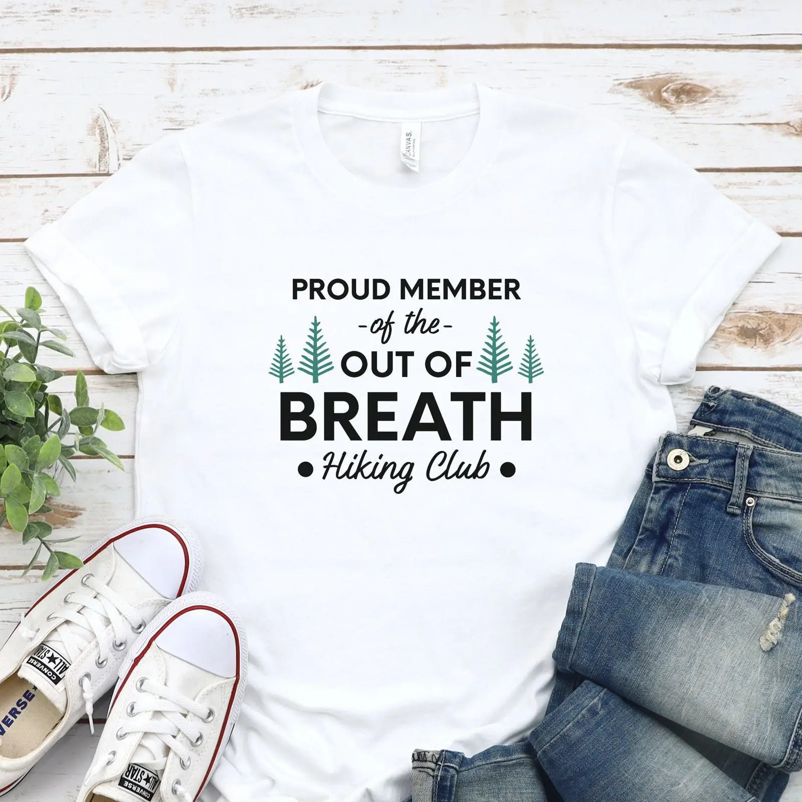 Outdoor Adventure Club - Maglietta 'Proud Member of Out Breath