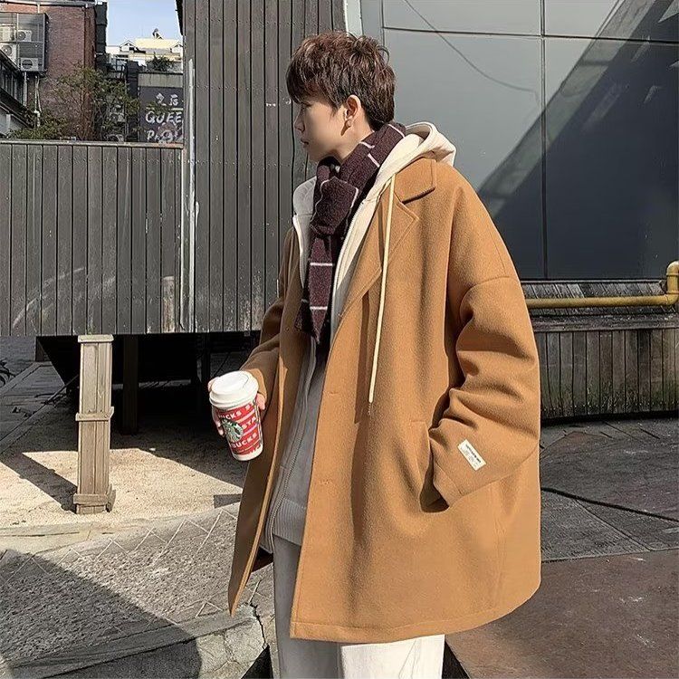 Outdoor Adventure Recreation - Cappotto in Misto Lana Beige da