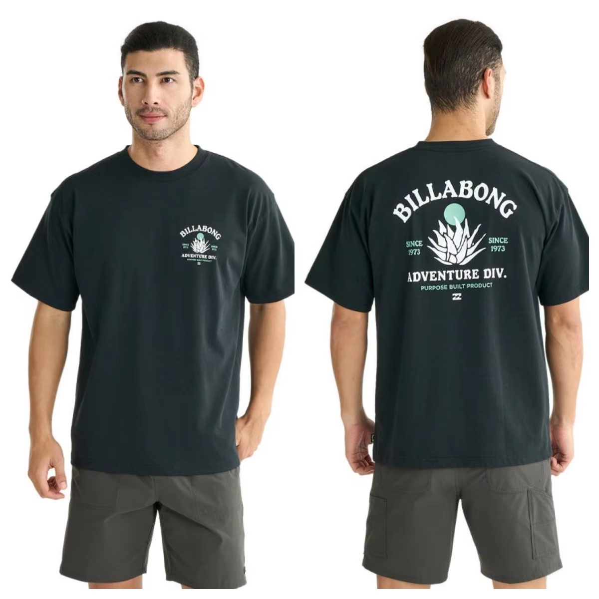 Outdoor Adventure Brands - T-shirt in cotone con grafica Adventure