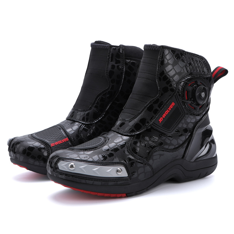 Outdoor Adventure Wear - Stivali da Moto Fuoristrada per Uomo