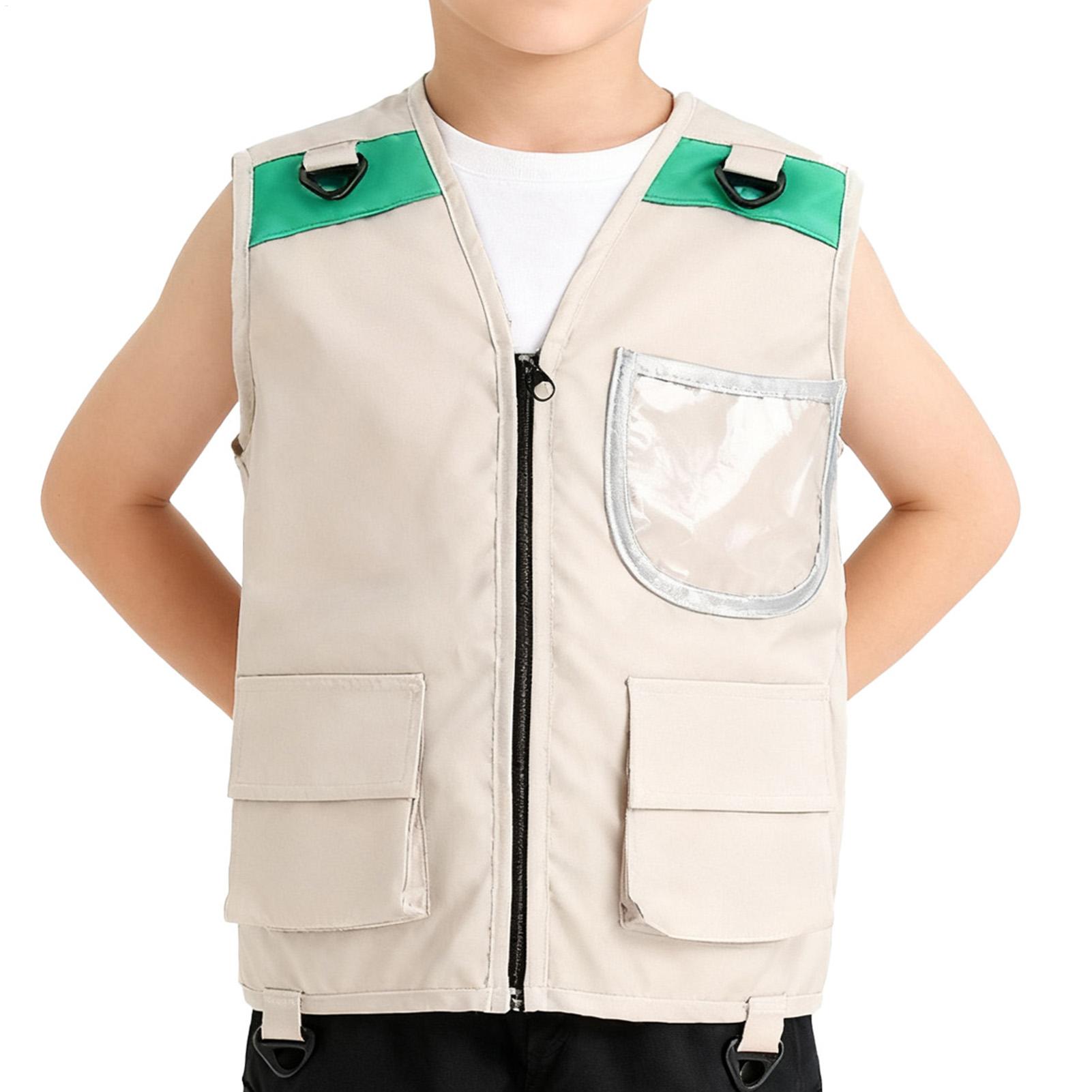 Outdoor Adventure Kit For Kids - Gilet da Esploratore per Bambini, Costume