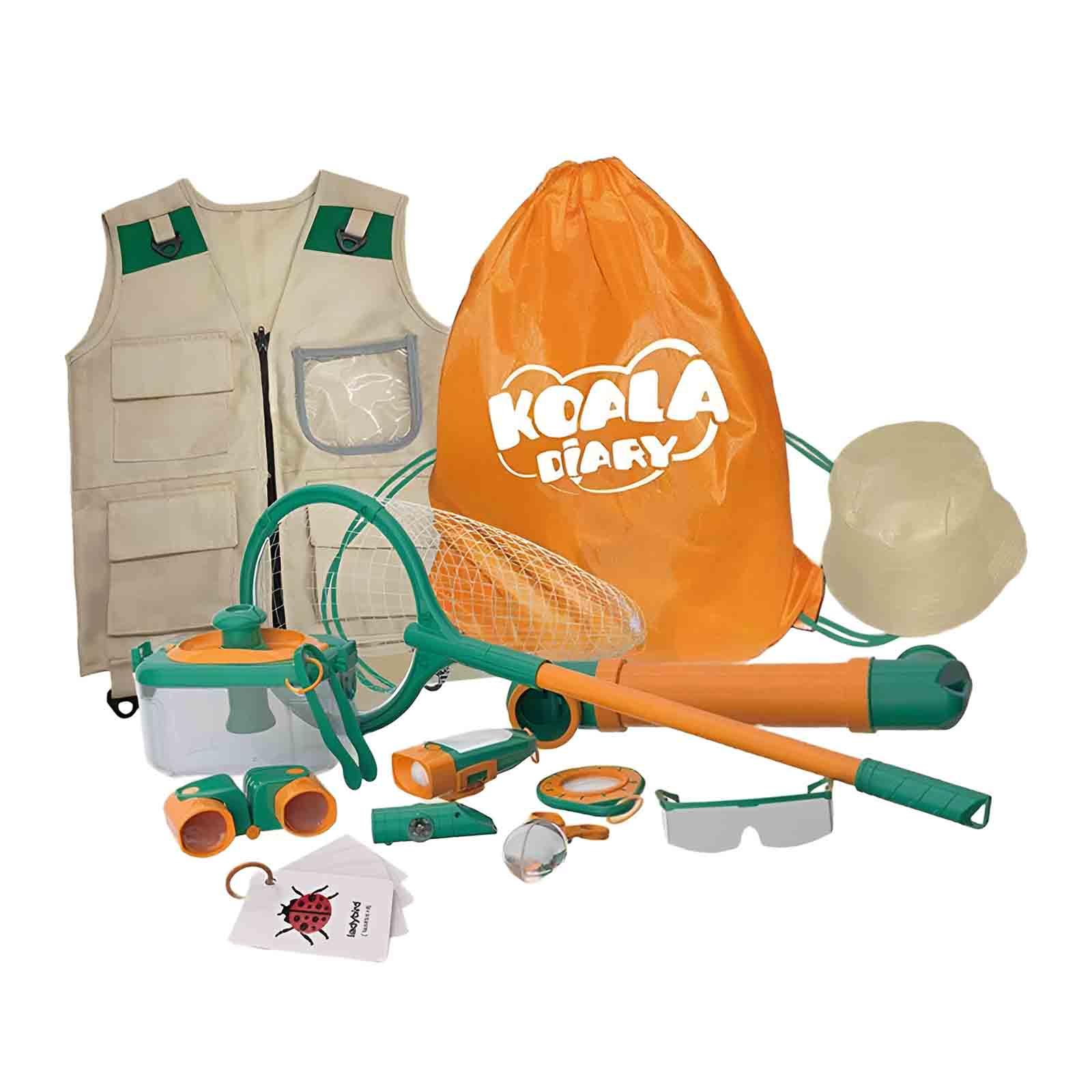 Outdoor Adventure Kit For Boys - 14x Explorer kit per accessori per