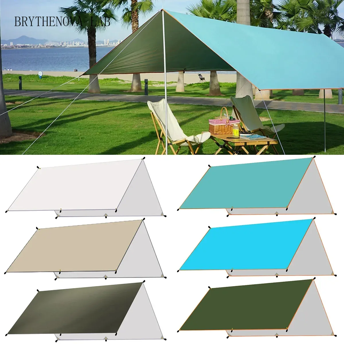 Hammock Rain Tarp - Telo da Campeggio Impermeabile, Tenda, Amaca,