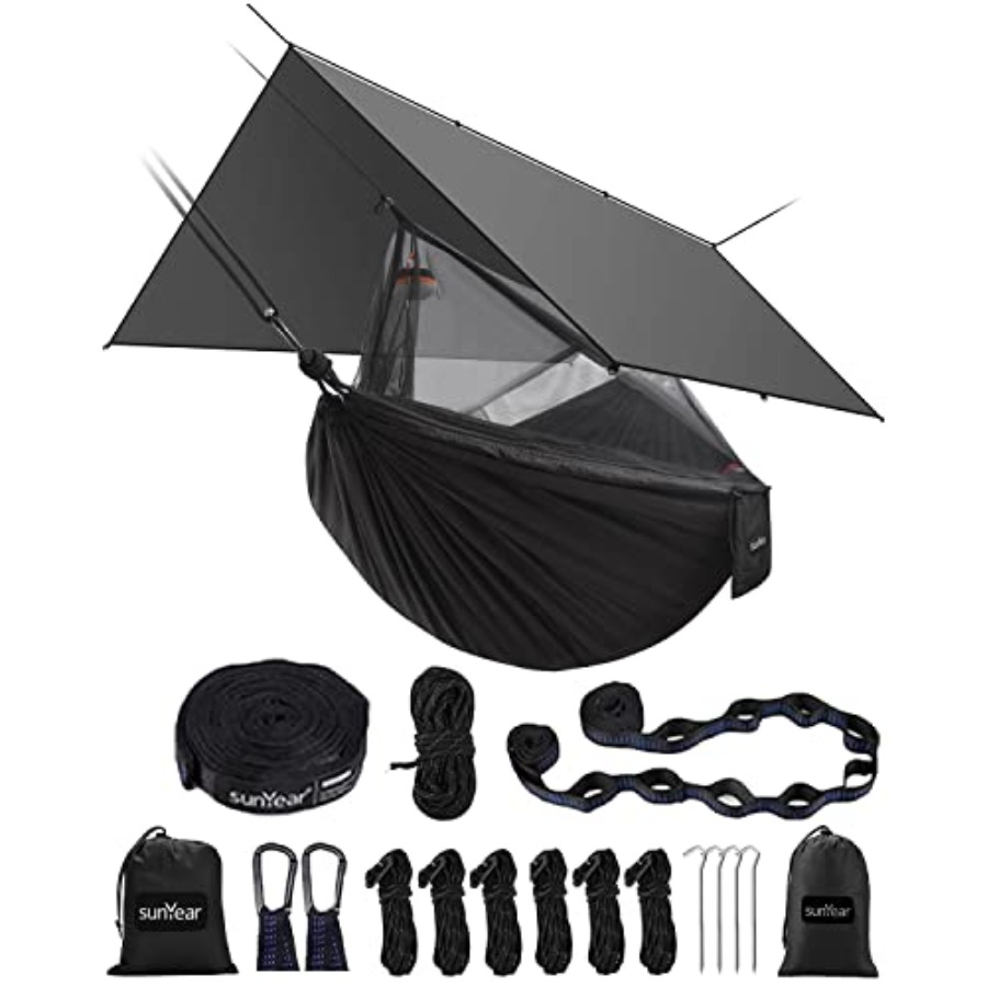 Hammock Rain Tarp - Amaca da Campeggio Portatile con Telo