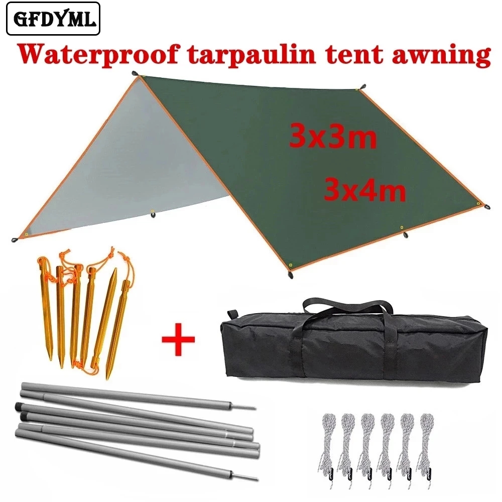 Hammock Rain Tarp - Tenda da sole 4x3m 3x3m tenda