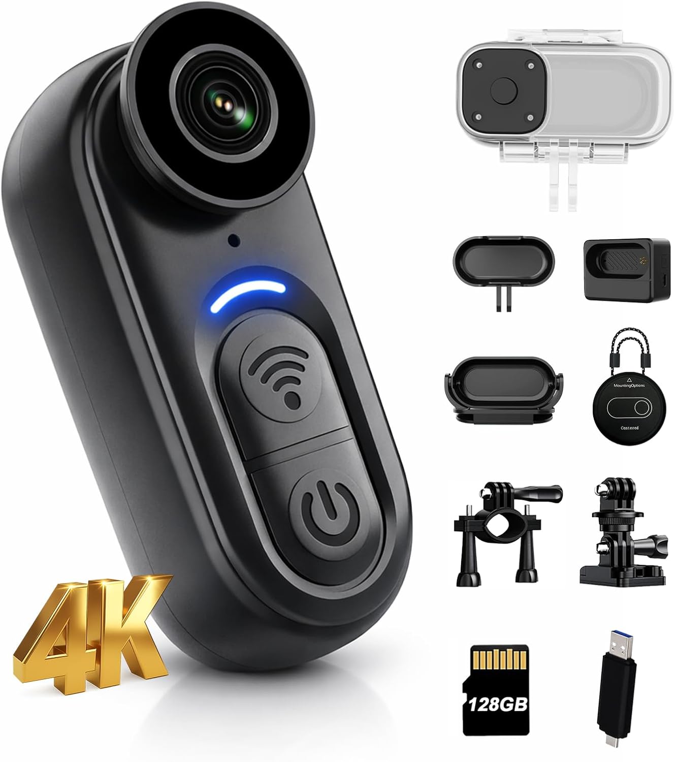 Outdoor Adventure Images - Videocamera Compatta 4K con Stabilizzazione dell'Immagine
