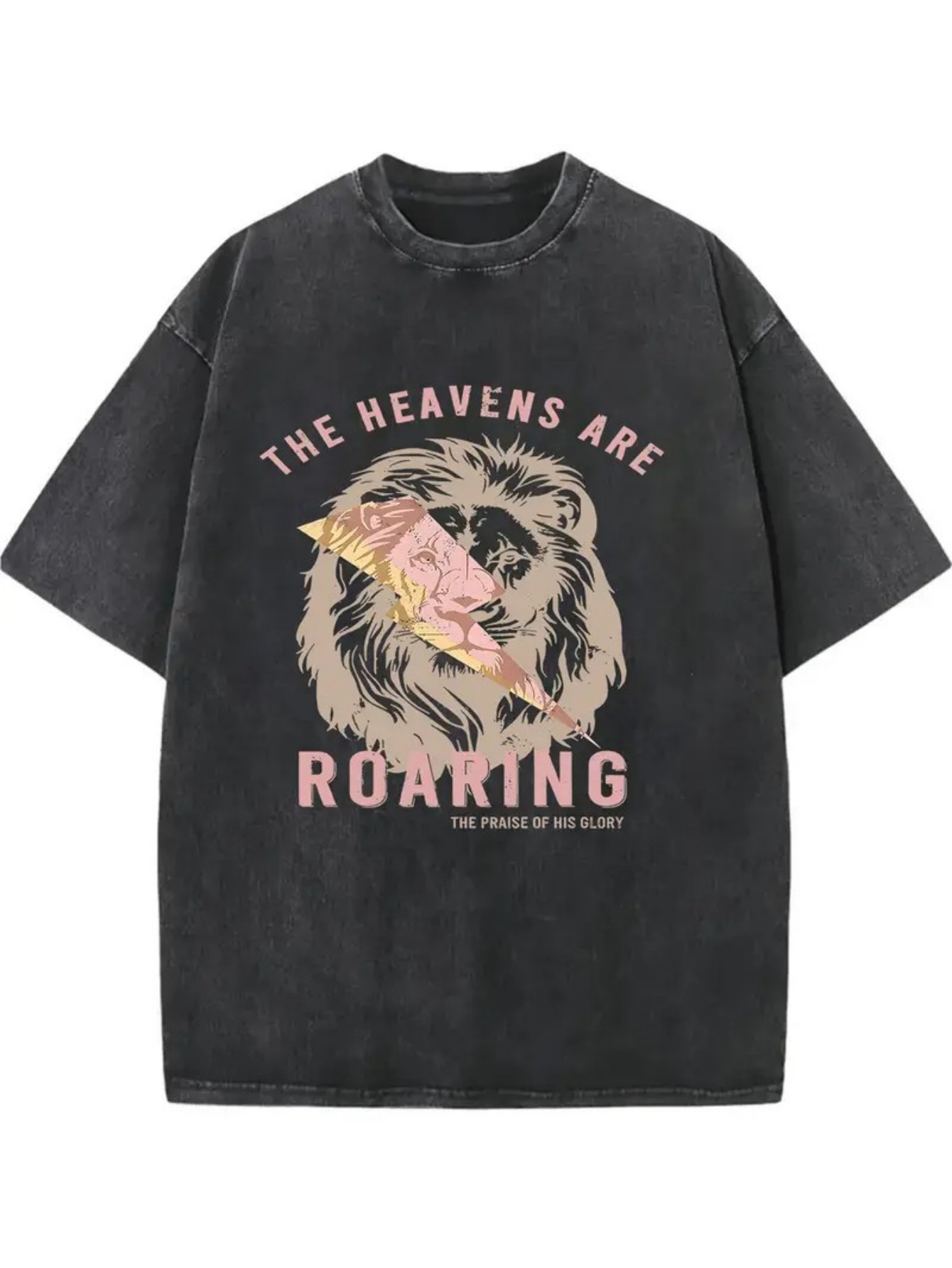 Outdoor Adventure Wear - T-shirt vintage da uomo in tinta