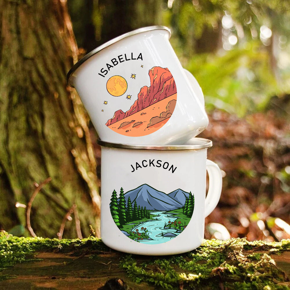 Outdoor Adventure Names - Tazze da Camper personalizzate nome personalizzato