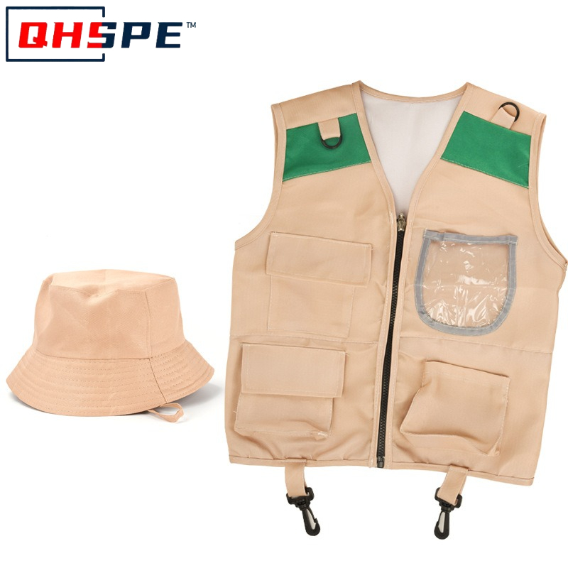 Outdoor Adventure Kit For Boys - Costume da gilet e cappello da