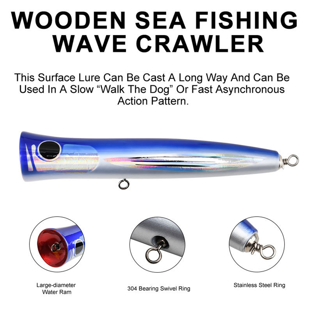 Esca in Legno per Pesca, Sea P - Outdoor Adventure Recreation recensione e prezzo