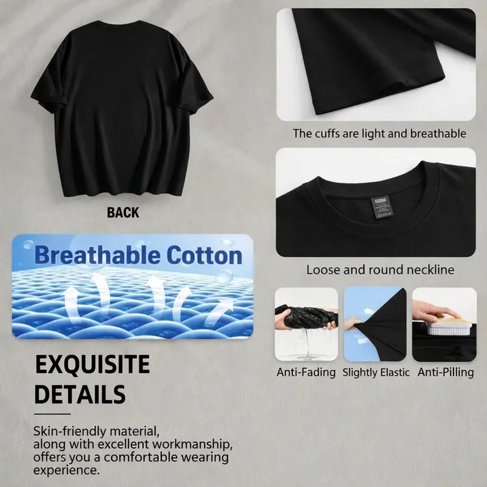 Maglietta nera con stampa di l - Outdoor Adventure Wear recensione e prezzo