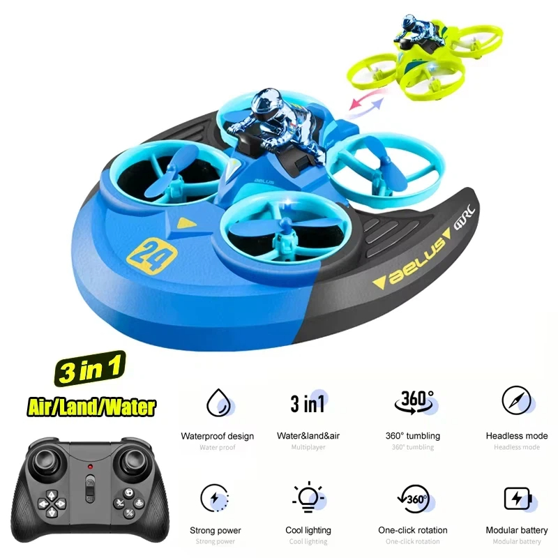 3-in-1 Land Air Sea RC Aereo E - Outdoor Adventure Toys For Kids recensione e prezzo