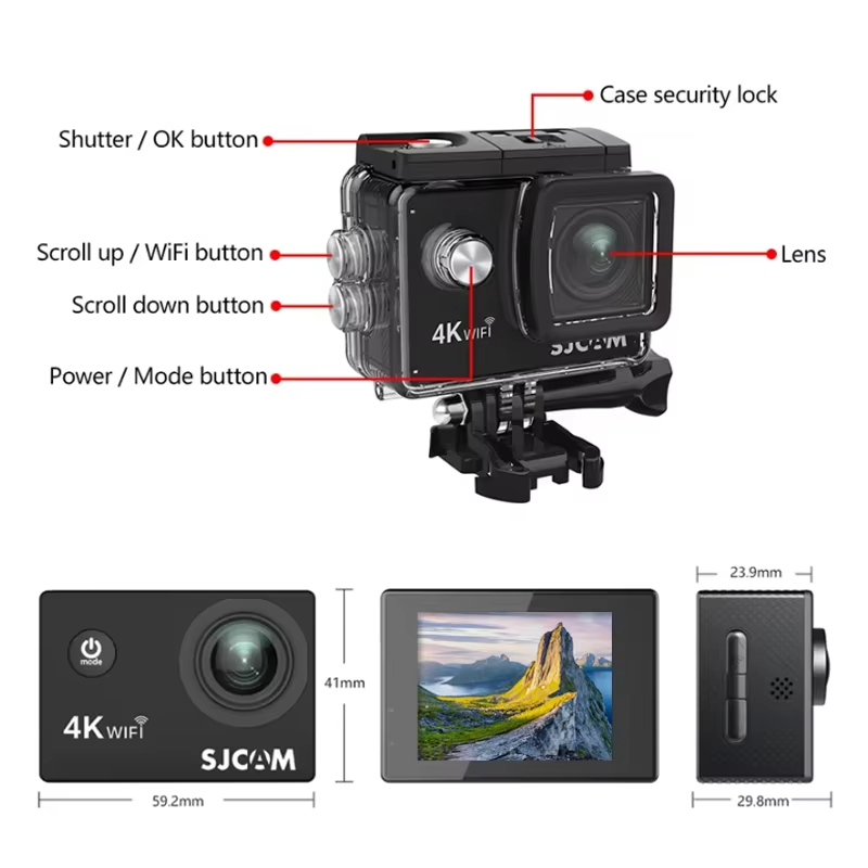 SJCAM SJ4000 Air Videocamera d - Outdoor Adventure Images recensione e prezzo