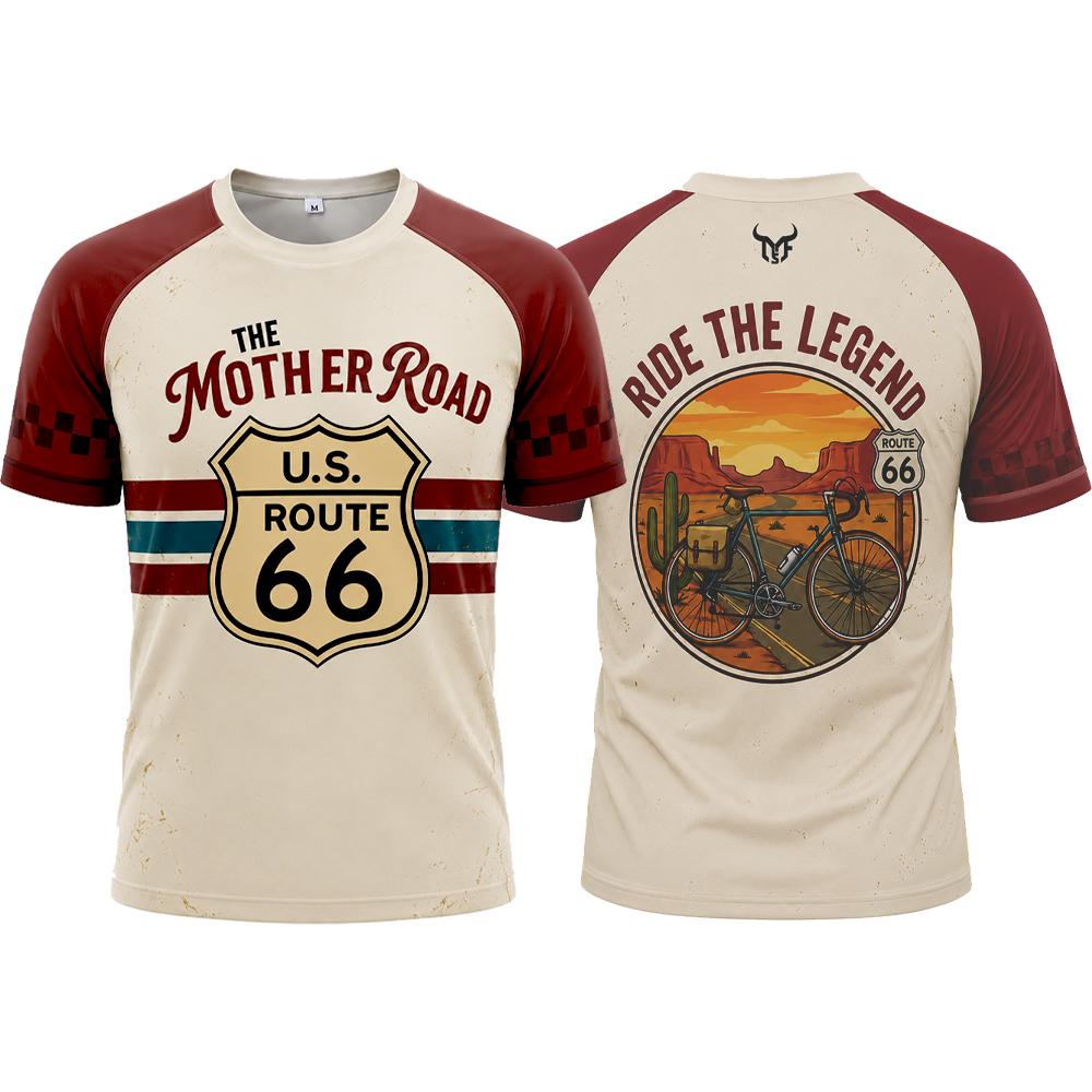 T-Shirt Vintage Route 66 per U - Outdoor Adventure Wear recensione e prezzo