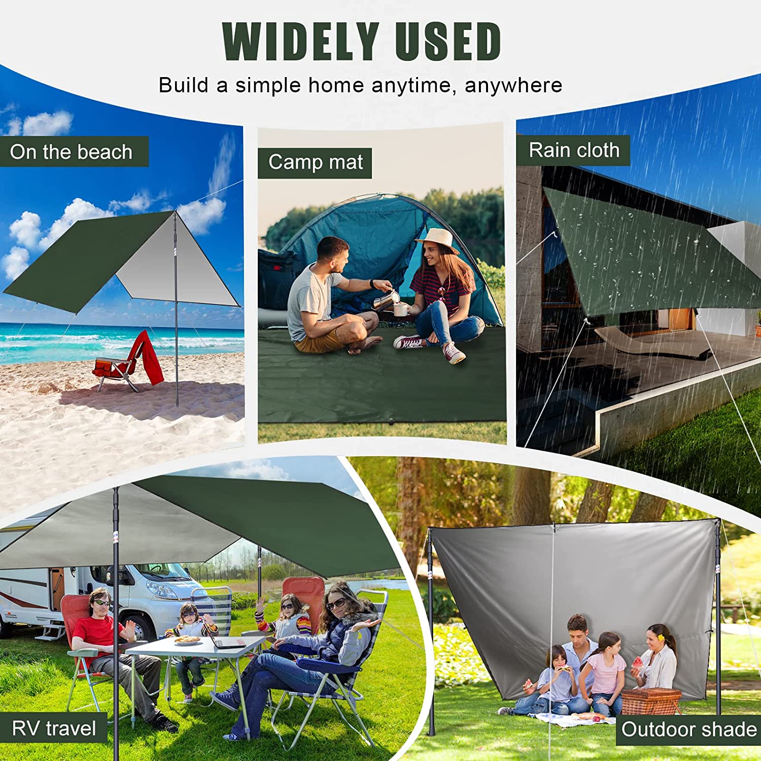 Telo Impermeabile da Campeggio - Hammock Rain Tarp recensione e prezzo