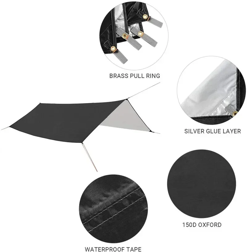 Amaca da campeggio con telo an - Hammock Rain Tarp recensione e prezzo