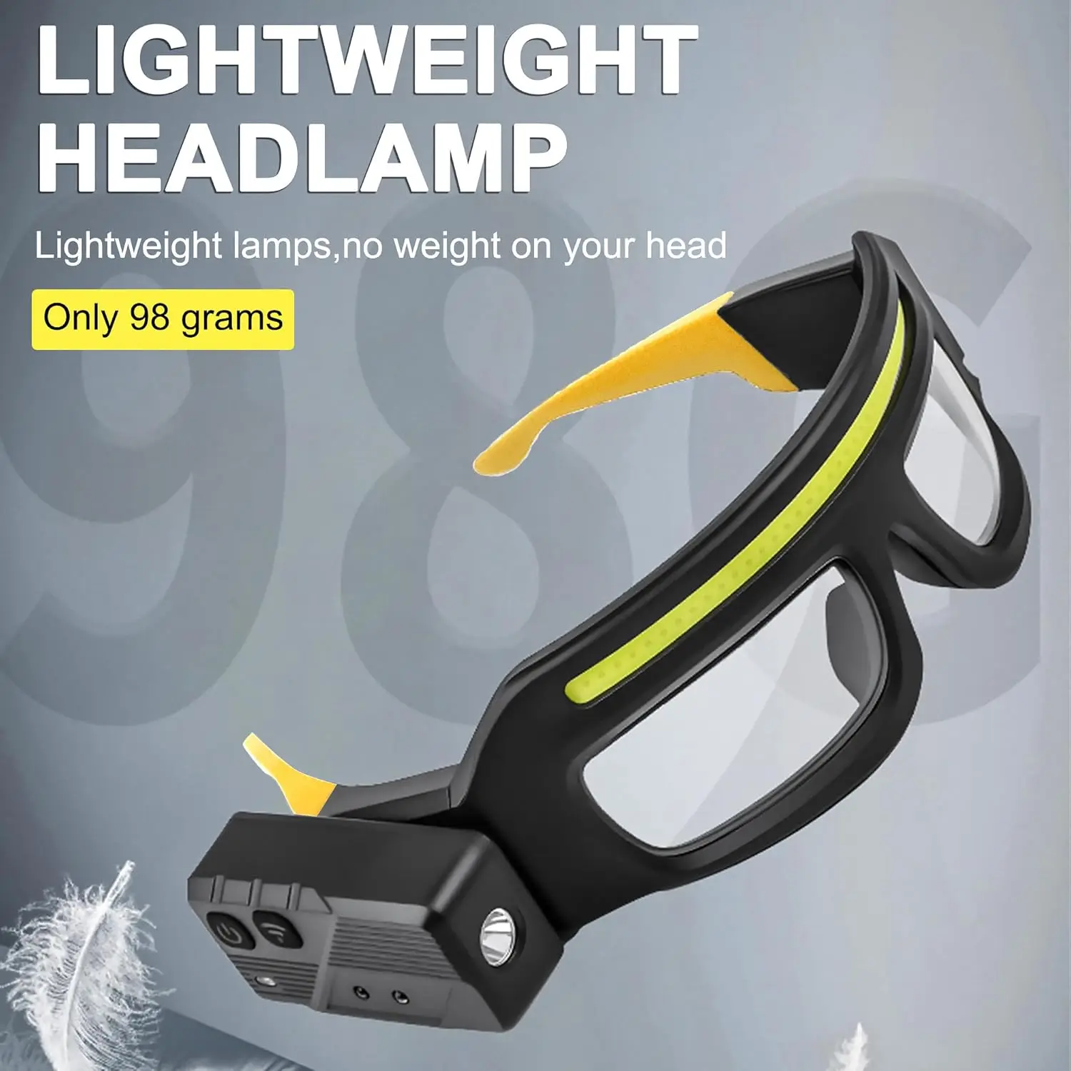 Lampada frontale a LED COB, lu - Headlamp Waterproof Rechargeable recensione e prezzo