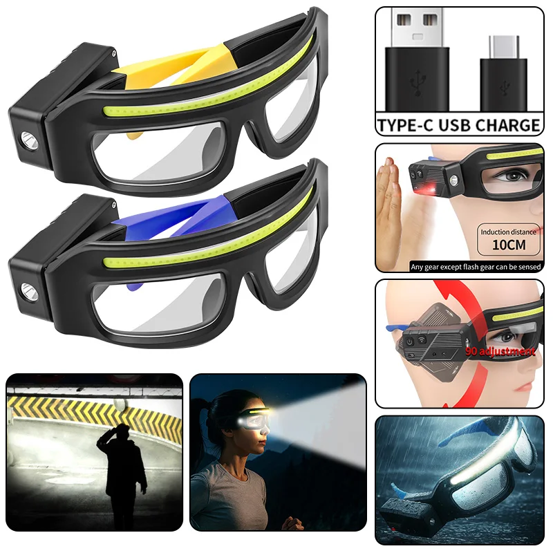 Lampada frontale a LED COB, lu - Headlamp Waterproof Rechargeable recensione e prezzo
