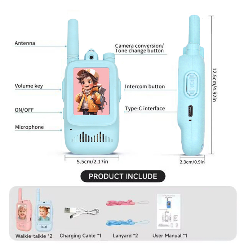 2 Walkie Talkie per Bambini Ri - Outdoor Adventure Toys For Kids recensione e prezzo