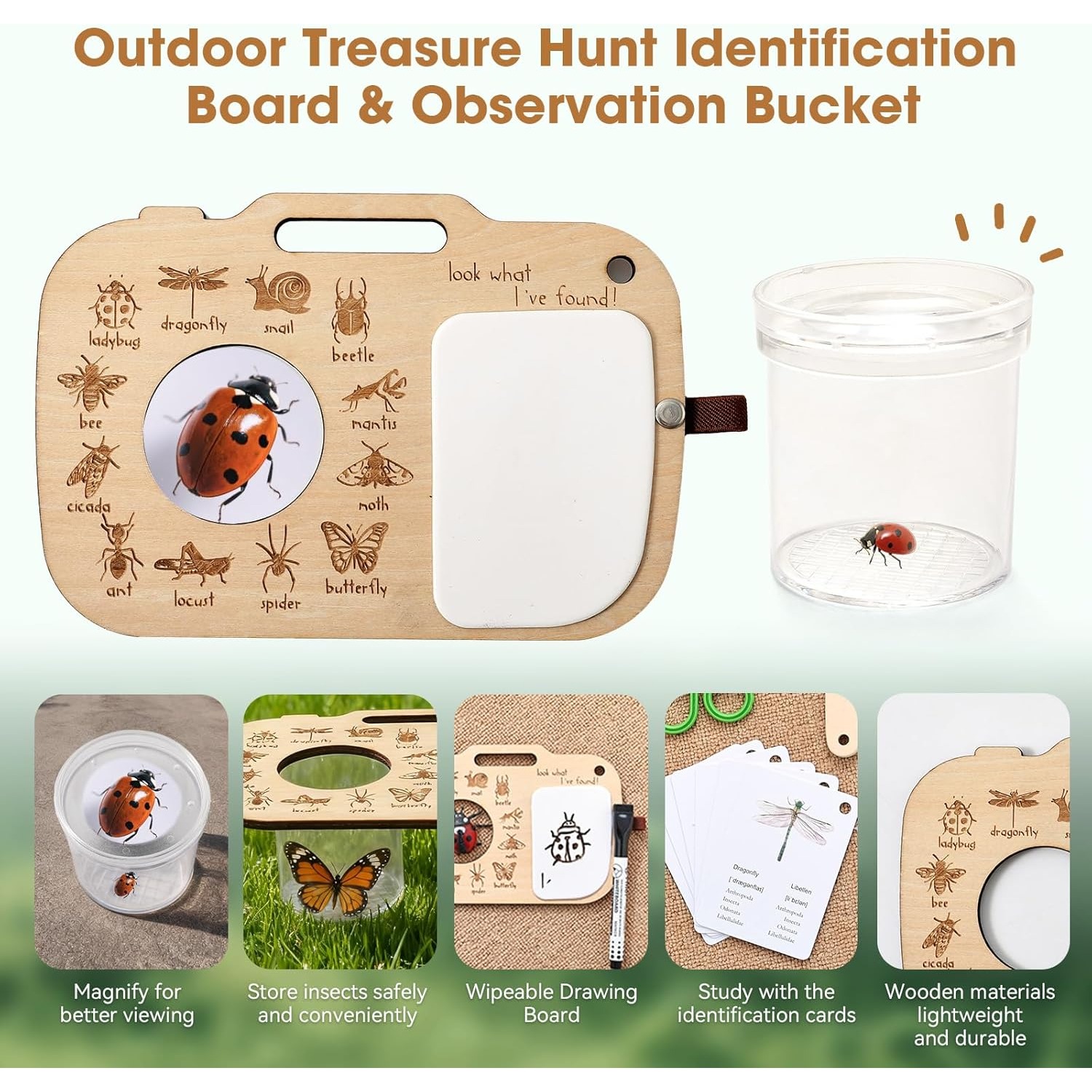 Kit Cacciatore di Insetti per  - Outdoor Adventure Toys For Kids recensione e prezzo